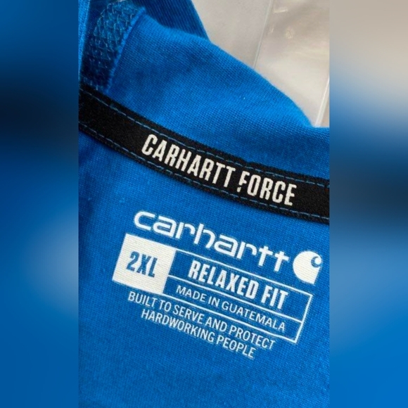 Carhartt Force Casual Long Sleeve Graphic Logo Hooded Tee Size 2XL MSRP $34.99 - Picture 4 of 5